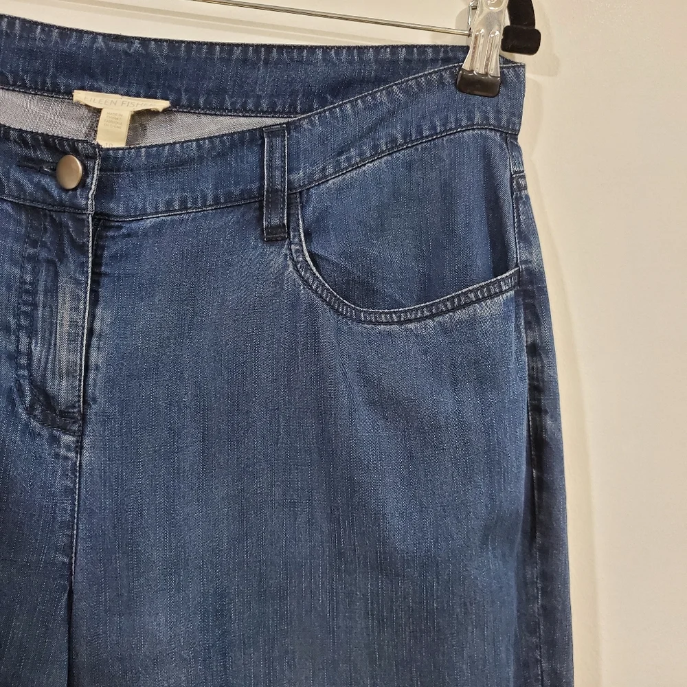 Eileen Fisher Straight Leg Jeans Women's Size 10